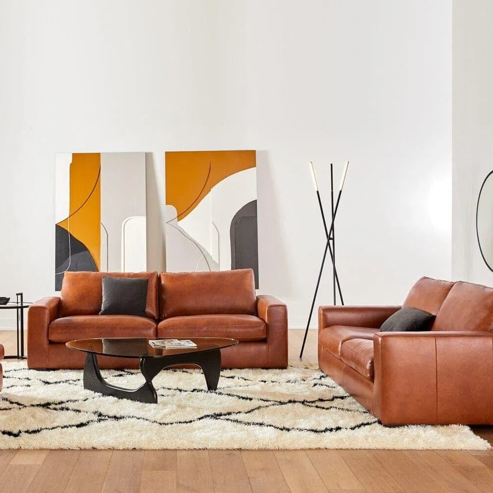 Artistic Curved Black Base Coffee Table