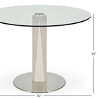 Glass Round Dining Table