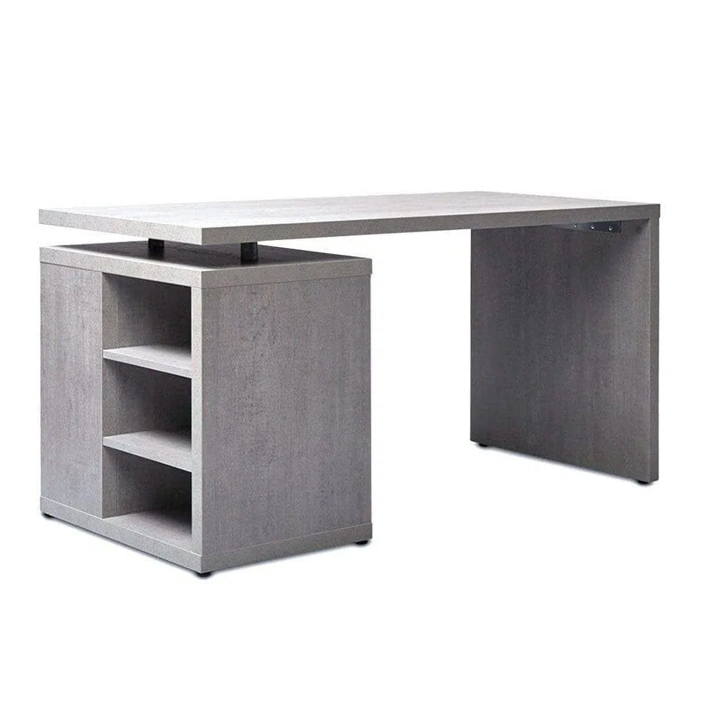 Open Style Desk With Storage