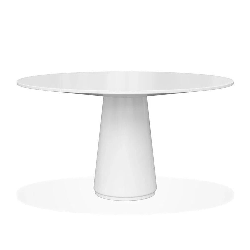 Pure White Round Dining Table