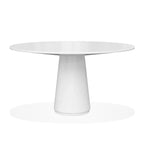 Pure White Round Dining Table